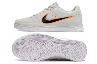 Nike Street Gato IC Low-Tops Football Shoes - Grey/Black/Yellow