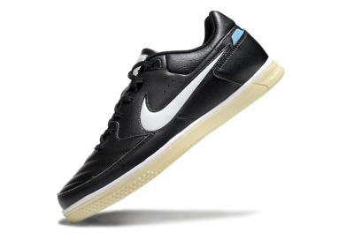 Nike Street Gato IC Low-Tops Football Shoes - Black/White/Beige