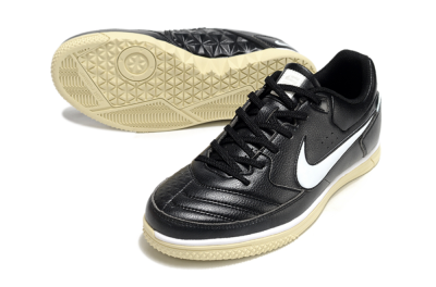 Nike Street Gato IC Low-Tops Football Shoes - Black/White/Beige