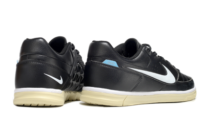Nike Street Gato IC Low-Tops Football Shoes - Black/White/Beige