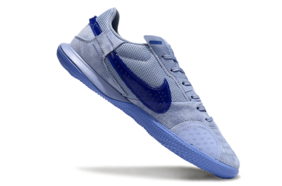 Nike Street Gato IC Low-Tops Football Shoes - Blue/Blue