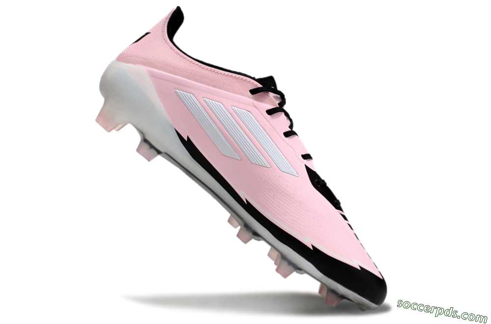 Adidas F50 Elite FG Low-Tops Football Boots - Pink/White/Black 4