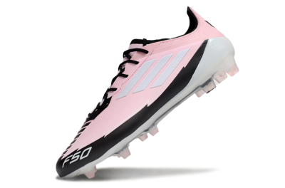 Adidas F50 Elite FG Low-Tops Football Boots - Pink/White/Black