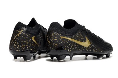 Nike Phantom Luna Elite NU FG Low-Tops Football Boots - Black/Gold/Blue