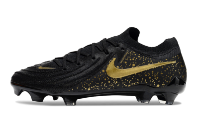 Nike Phantom Luna Elite NU FG Low-Tops Football Boots - Black/Gold/Blue