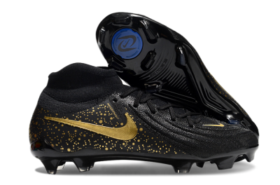 Nike Phantom Luna Elite NU FG High-Tops Football Boots - Black/Gold/Blue