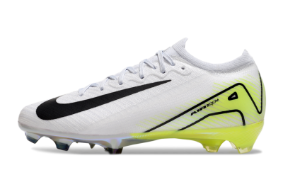 Nike Air Zoom Mercurial Vapor 16 Elite FG Low-Tops Football Boots - White/Black/Yellow