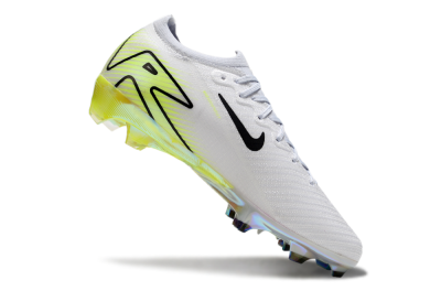 Nike Air Zoom Mercurial Vapor 16 Elite FG Low-Tops Football Boots - White/Black/Yellow