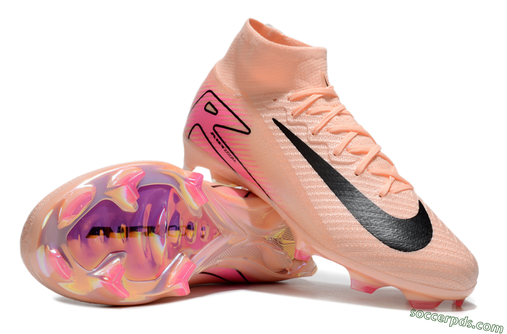 Nike Air Zoom Mercurial Superfly 10 Elite FG High-Tops Football Boots - Pink/Black 0