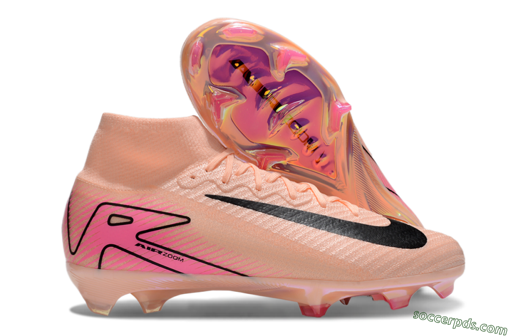 Nike Air Zoom Mercurial Superfly 10 Elite FG High-Tops Football Boots - Pink/Black 1