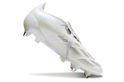 Adidas Predator Elite 25 Foldover Tongue SG Low-Tops Football Boots - Beige/Silver/White