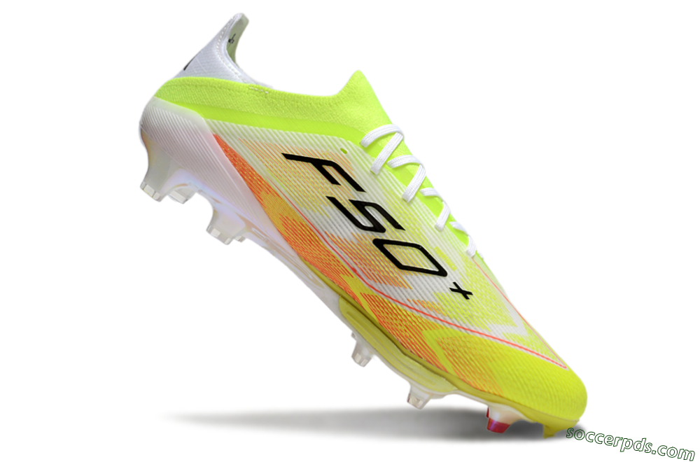 Adidas F50+ Elite Lightstrike FG Low-Tops Football Boots - Yellow/White/Black 4