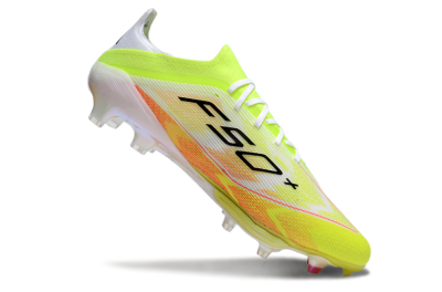 Adidas F50+ Elite Lightstrike FG Low-Tops Football Boots - Yellow/White/Black