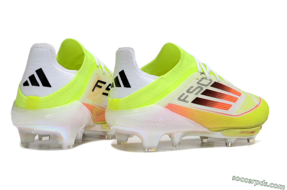 Adidas F50+ Elite Lightstrike FG Low-Tops Football Boots - Yellow/White/Black 6