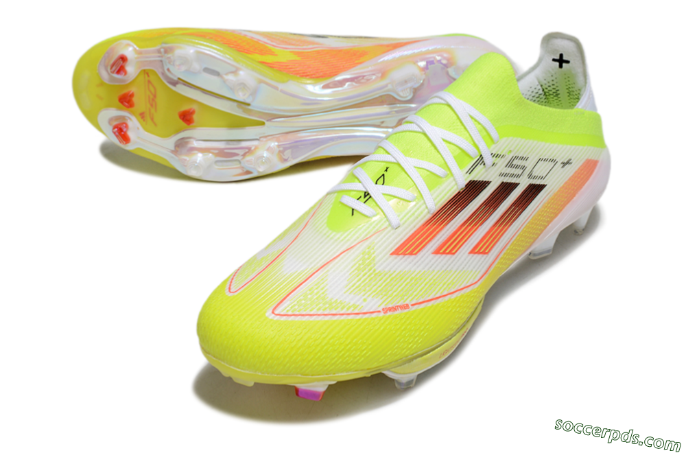 Adidas F50+ Elite Lightstrike FG Low-Tops Football Boots - Yellow/White/Black 3