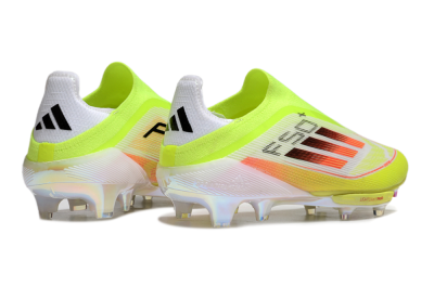 Adidas F50+ Elite Lightstrike Laceless FG Low-Tops Football Boots - Yellow/White/Black