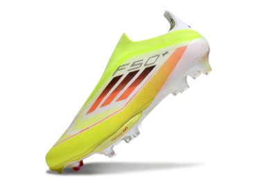 Adidas F50+ Elite Lightstrike Laceless FG Low-Tops Football Boots - Yellow/White/Black