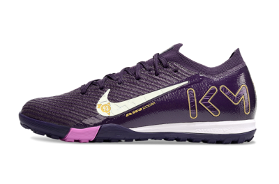 Nike Air Zoom Mercurial Vapor 16 Elite TF Low-Tops Football Shoes - Purple/White/Yellow