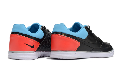 Nike Street Gato IC Low-Tops Football Shoes - Black/Blue/Red