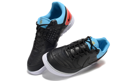 Nike Street Gato IC Low-Tops Football Shoes - Black/Blue/Red