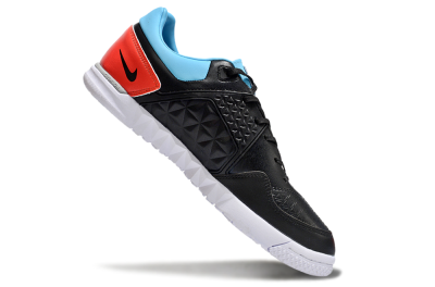 Nike Street Gato IC Low-Tops Football Shoes - Black/Blue/Red