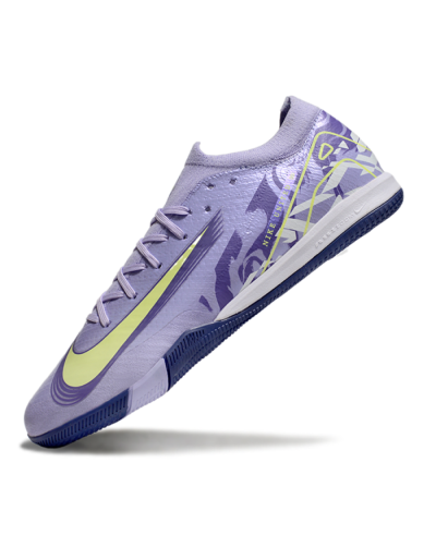 Nike Air Zoom Mercurial Vapor 16 Elite IC Low-Tops Football Shoes - Purple/Yellow/White