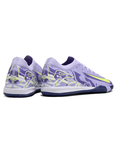 Nike Air Zoom Mercurial Vapor 16 Elite IC Low-Tops Football Shoes - Purple/Yellow/White
