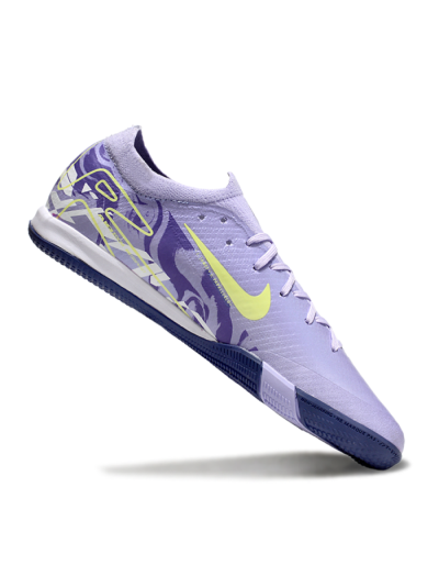 Nike Air Zoom Mercurial Vapor 16 Elite IC Low-Tops Football Shoes - Purple/Yellow/White