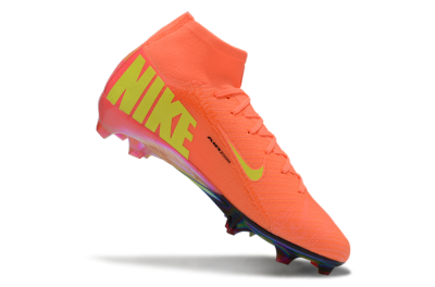 Nike Air Zoom Mercurial Superfly 10 Elite FG High-Tops Football Boots - Red/Yellow/Black