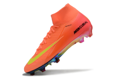 Nike Air Zoom Mercurial Superfly 10 Elite FG High-Tops Football Boots - Red/Yellow/Black