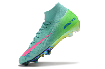 Nike Air Zoom Mercurial Superfly 10 Elite FG High-Tops Football Boots - Jade/Pink/Blue