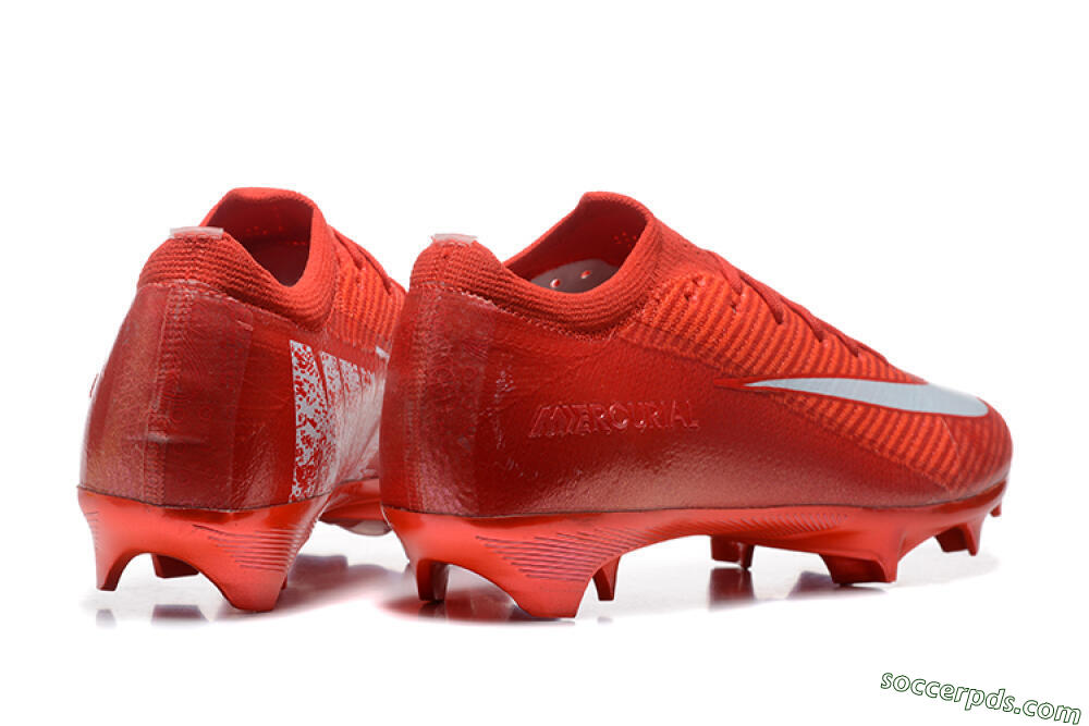 Nike Air Zoom Mercurial Vapor 16 Elite FG Low-Tops Football Boots - Red/White 9