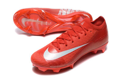 Nike Air Zoom Mercurial Vapor 16 Elite FG Low-Tops Football Boots - Red/White