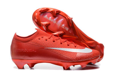 Nike Air Zoom Mercurial Vapor 16 Elite FG Low-Tops Football Boots - Red/White