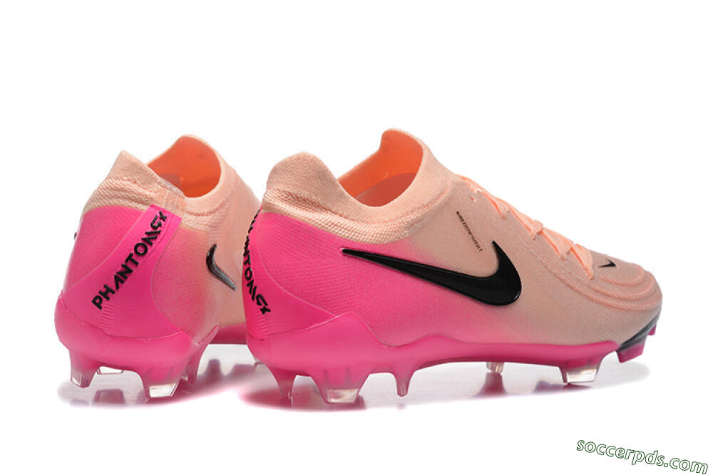 Nike Phantom Luna Elite FG Low-Tops Football Boots - Pink/Black/Blue 9