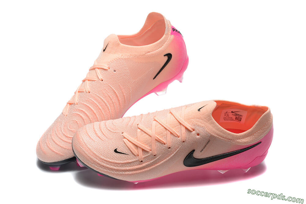 Nike Phantom Luna Elite FG Low-Tops Football Boots - Pink/Black/Blue 6