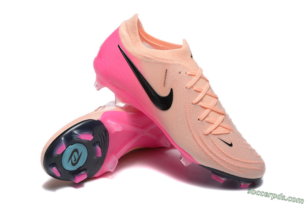 Nike Phantom Luna Elite FG Low-Tops Football Boots - Pink/Black/Blue 4