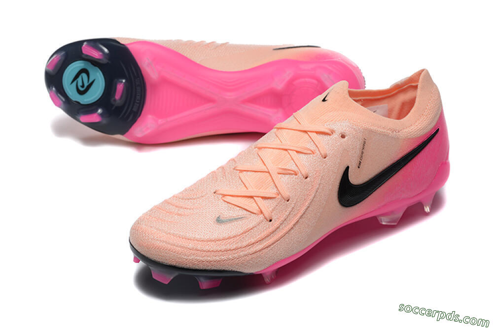 Nike Phantom Luna Elite FG Low-Tops Football Boots - Pink/Black/Blue 3