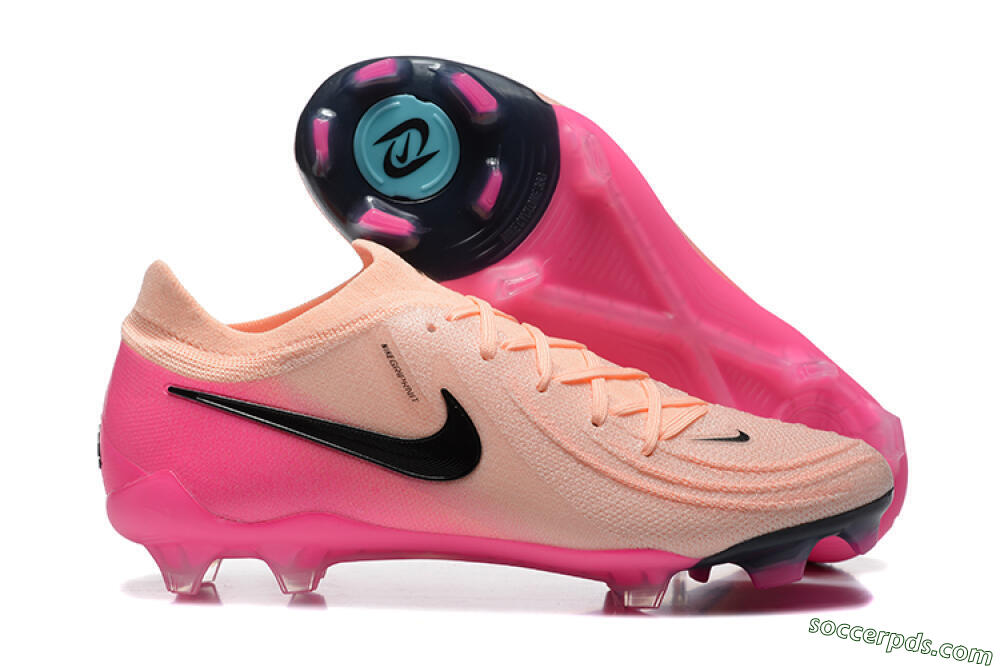 Nike Phantom Luna Elite FG Low-Tops Football Boots - Pink/Black/Blue 1