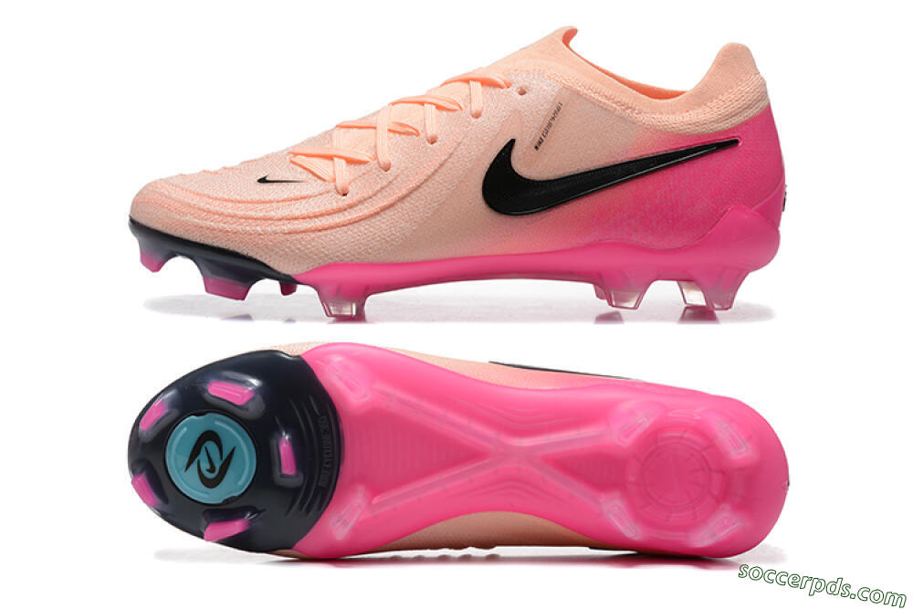 Nike Phantom Luna Elite FG Low-Tops Football Boots - Pink/Black/Blue 0