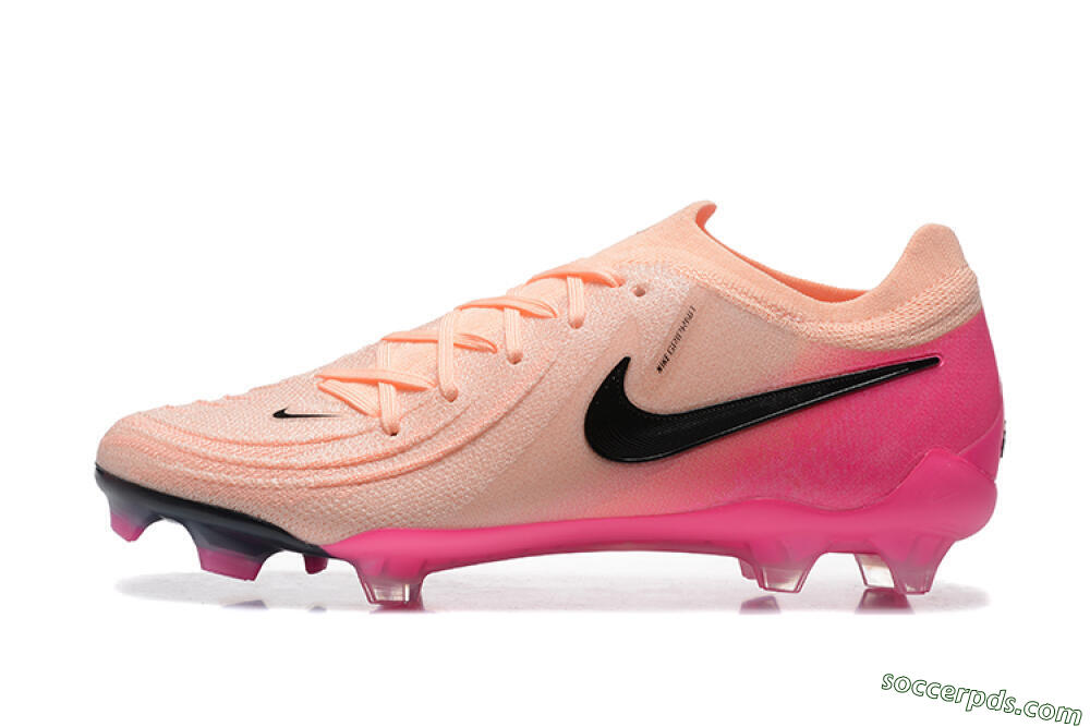 Nike Phantom Luna Elite FG Low-Tops Football Boots - Pink/Black/Blue 2