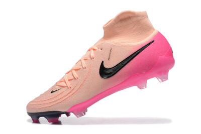 Nike Phantom Luna Elite FG High-Tops Football Boots - Pink/Black/Blue