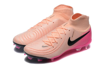 Nike Phantom Luna Elite FG High-Tops Football Boots - Pink/Black/Blue