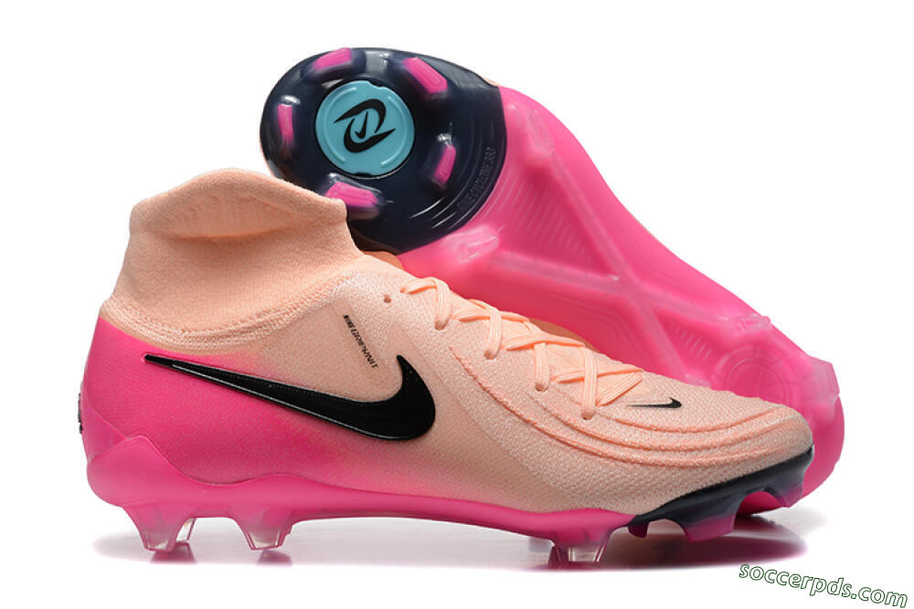 Nike Phantom Luna Elite FG High-Tops Football Boots - Pink/Black/Blue 1