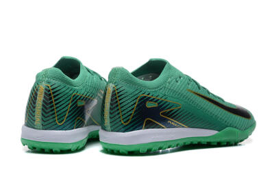 Nike Air Zoom Mercurial Vapor 16 Elite TF Low-Tops Football Shoes - Green/Black/Gold