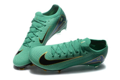 Nike Air Zoom Mercurial Vapor 16 Elite FG Low-Tops Football Boots - Green/Black/Gold