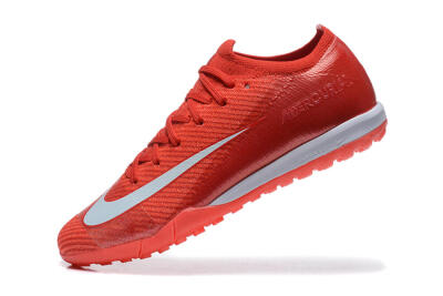 Nike Air Zoom Mercurial Vapor 16 Elite TF Low-Tops Football Shoes - Red/White