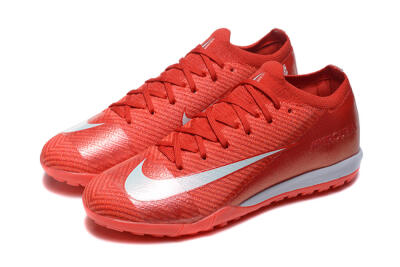 Nike Air Zoom Mercurial Vapor 16 Elite TF Low-Tops Football Shoes - Red/White