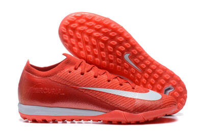 Nike Air Zoom Mercurial Vapor 16 Elite TF Low-Tops Football Shoes - Red/White