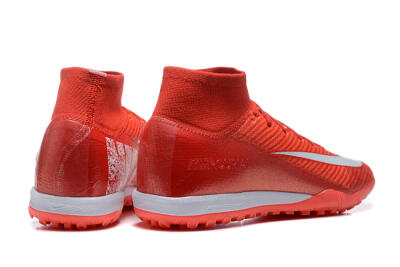 Nike Air Zoom Mercurial Superfly 10 Elite TF High-Tops Football Shoes - Red/White